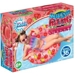 12 Pieces Cherries Pool Float Swim Ring - Water Sports