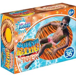 12 Pieces Tiger Pool Float Swim Ring - Water Sports