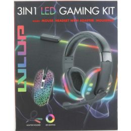 10 of 3pc Led Light Up Pro Gaming Kit C/p 10