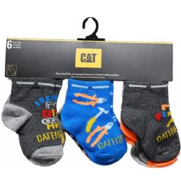36 of 6pk Infant Boys I Dig Mom Qtr Socks C/p 36
