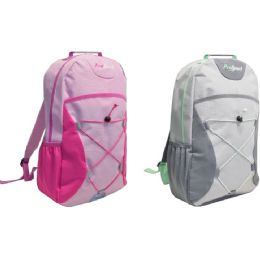 24 of 19in Bungee Backpack 2-Asst Colors C/p 24