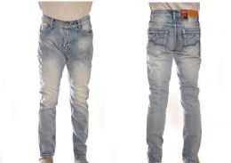 12 Pieces Men's Fashion Stretch Denim Jeans Pack A - Mens Jeans