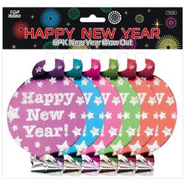 48 Pieces 5 Piece New Year Blow Out Assorted Colors - New Years
