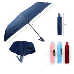 60 Pieces Mini Umbrella Assorted Solid Colors - 37" - Umbrellas & Rain Gear