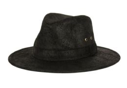 12 of Faux Leather Fedora With Band