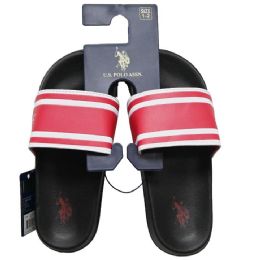 24 of U.s. Polo Assn. Boys Blk/red Sandals C/p 24