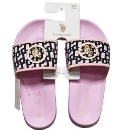 24 of U.s. Polo Assn. Ladies Pink Sandals C/p 24