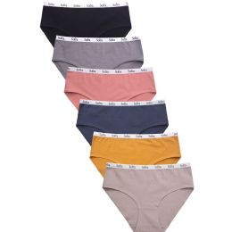 432 Pieces Sofra Ladies Extended Cotton Bikini Panty - Womens Panties & Underwear