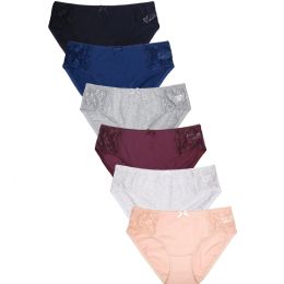 432 Pieces Sofra Ladies Cotton Bikini - Womens Panties & Underwear