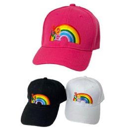 24 of Pride Hat (love Rainbow) Embroidered