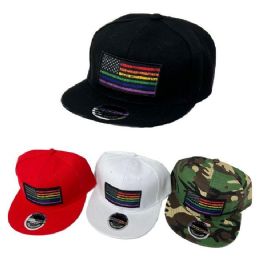 Pride Hat (rainbow Flag) SnaP-Back Flat Bill