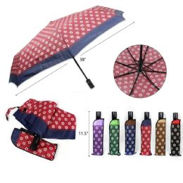 60 Pieces 38 Inch Auto Umbrella Mixed Color - Umbrellas & Rain Gear