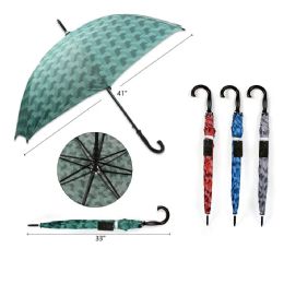 48 Pieces 41 Inch Umbrella Mixed Color - Umbrellas & Rain Gear