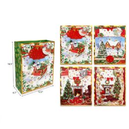 72 of 12 X16.5 X 4.7 Christmas Gift Bag