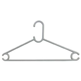 8 Pieces 16 Pack Grey Plastic Box Hangers - Hangers