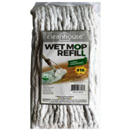 24 Pieces Refil Wet Mop Head - Cleaning Products