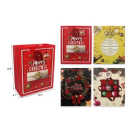 72 Pieces 12.6 X 16.9 X 4.7 Christmas Gift Bag - Christmas Gift Bags and Boxes