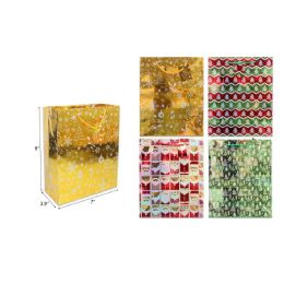 144 Pieces 7 X 9 X 3.9 Christmas Gift Bag - Christmas Gift Bags and Boxes