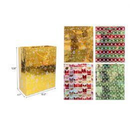 144 Pieces 10.2 X 12.6 X 4.7 Christmas Gift Bag - Christmas Gift Bags and Boxes