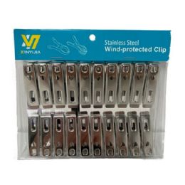 24 Packs 20pc 2" Stainless Steel Clip - Clips and Fasteners