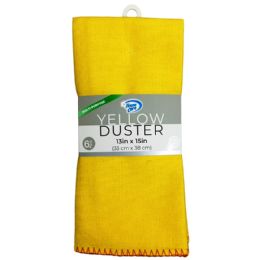 36 Pieces 6pk Yellow Dusters 13" X 15" - Towels