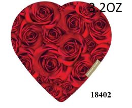 24 Pieces 3.2oz. Rose Bouquet Heart Box (24pc) 1bx/cs - Valentine Decorations