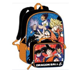 24 of Backpack W/ Lunch Box - 16" Dragon Ball Z