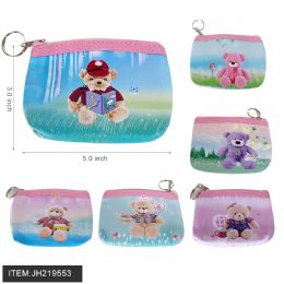 480 Pieces Coin Purse - Bear Design 6 Styles Mix - Coin Holders & Banks
