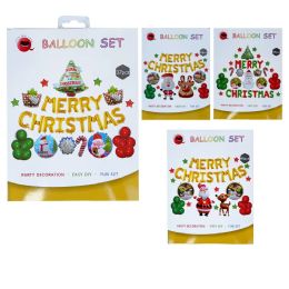 100 Pieces Foil BallooN-Christmas - Christmas Decorations