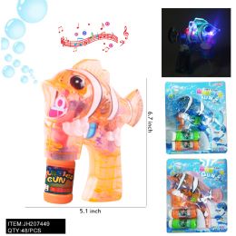 48 Pieces Transparent Clownfish Bubble Gun - Toy Weapons