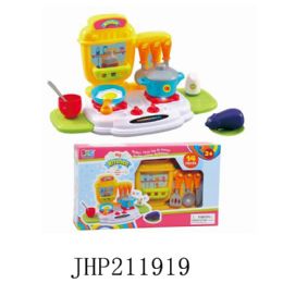 12 Pieces Plastic Kitchen Toy Set - Girls Toy Sets
