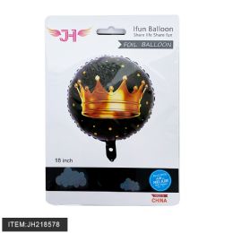 24 Pieces Happy Birthday Foil Balloon 18" - Balloons & Balloon Holder
