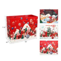 72 Pieces 15 X 12 X4.7 Christmas Gift Bag - Christmas Gift Bags and Boxes