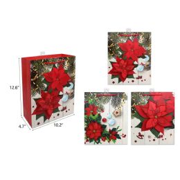 144 Pieces 10 X 12.6 X 4.7 Christmas Gift Bag - Christmas Gift Bags and Boxes