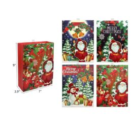 144 Pieces 7 X 9 X 3.9 Christmas Gift Bag - Christmas Gift Bags and Boxes