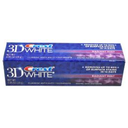 36 pieces Crest 3d White Radiant Mint Toothpaste - Store