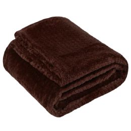 24 of Soft Fleece Waffle Blankets 50 X 60 (250 Gsm) Cream