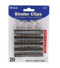 144 Pieces Bazic Small .75 (19mm) - Clips and Fasteners