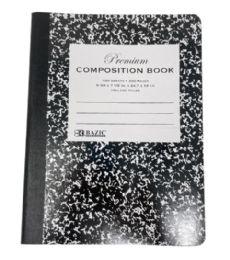 48 of 100ct Composition Books Black