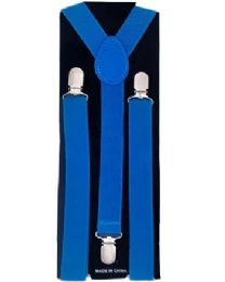 36 pieces SUSPENDER LIGHT BLUE - Suspenders