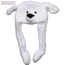 36 pieces Polar Bear Hat with Moving Ears  - Costumes & Accessories