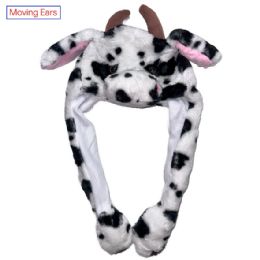 36 pieces Animal Hat with Ears Moving - Cute Cow Design - Costumes & Accessories