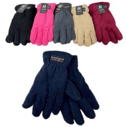 24 Pairs Ladies Thermal Insulated Gloves - Knitted Stretch Gloves