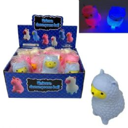 24 Pieces LighT-Up Squishy Toy [llama] - Light Up Toys