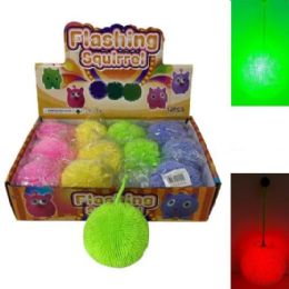 24 Pieces LighT-Up Yoyo Ball [spikes] - Light Up Toys