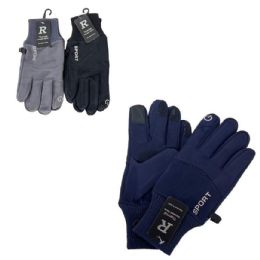 24 Pairs Men's Touch Screen Waterproof/windproof Gloves [grip Palm] - Fleece Gloves