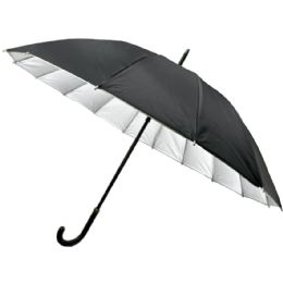 12 pieces Black Golf Umbrellas with Crook Handle - Umbrellas & Rain Gear
