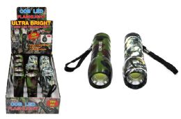 18 Pieces Cob Led Flashlight (camo) - Flash Lights