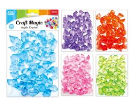 48 of Solid Color Acrylic Crystals