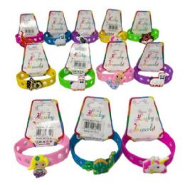 24 of Silicone Bracelet With Charms